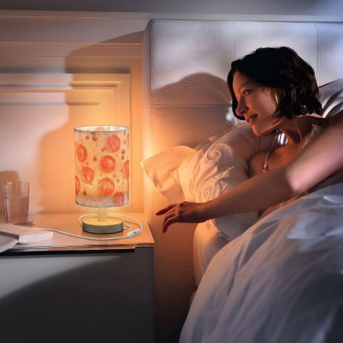LED Pizza Nightstand Lamp