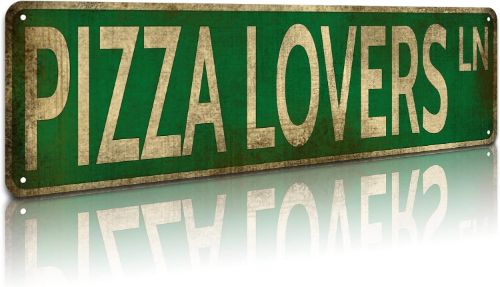 Pizza Lovers Lane Sign